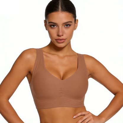 VRCÔMFY Ultra-Comfort Seamless Wireless Bra for Everyday Wear