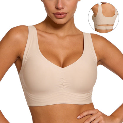 VRCÔMFY Ultra-Comfort Seamless Wireless Bra for Everyday Wear